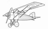 Coloring Pages Airplane Old Drawing Vintage Colouring Wright Brothers Aeroplane Print Ww1 Sketch Printable Kids Planes Plane Sheets Cartoon Boys sketch template