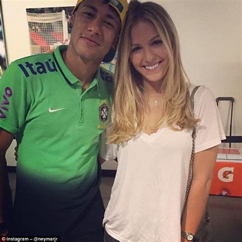 brazil superstar neymar shares cheeky instagram snap with eugenie bouchard s twin sister