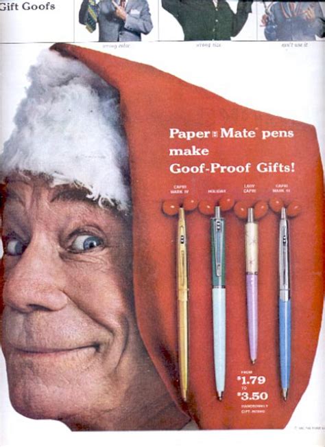 1960 Paper Mate Pens Ad 5276