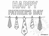 Coloring Happy Father Fathers Ties Pages Printable Reddit Email Twitter sketch template