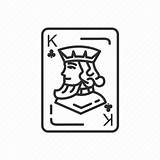 Card Playing Icon King Hearts Spades Single Game Cards Clubs Deck Diamonds Icons Getdrawings 512px Iconfinder sketch template