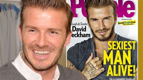 david beckham admits he gets shy about sexy awards but his mum is