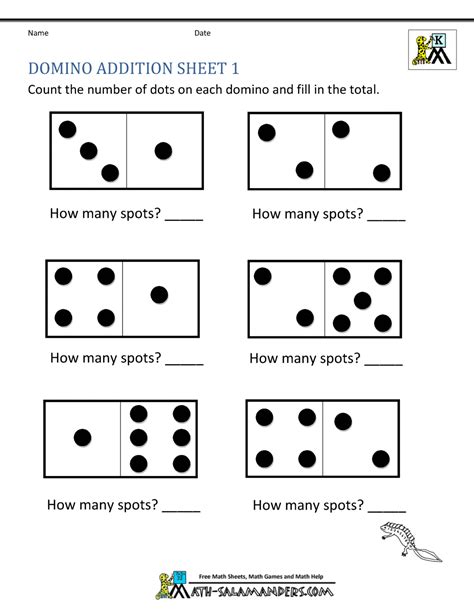 kindergarten math worksheets   printable  kindergarten math