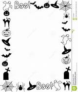 Ghost Margenes Scary Bordes Pumpkin Boarders Bats Moldura Clipground sketch template