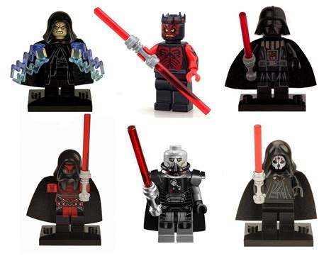Custom Darth Vader Darth Malgus Nihilus Raven Minifigures Lego Star