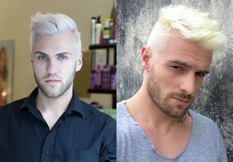 Platinum Blonde Men S Hairstyles To Be The Trend