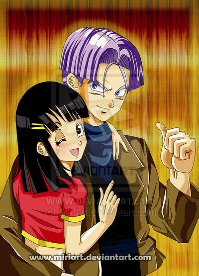 trunks y pan by miriart trunks and pan pinterest dragon ball and anime