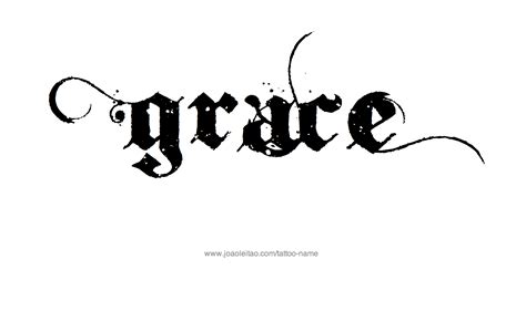 grace grace  tattoo tattoo design  grace  tattoo grace