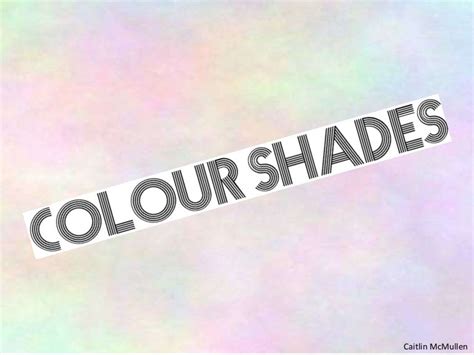 colour shades