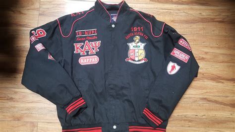 Kappa Alpha Psi Fraternity Jacket Phi Nu Pi Kappa Alpha Psi Black Race