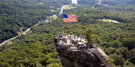 chimney rock state park nc tripping