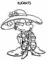 Rugrats Angelica Coloring Pages Dressing Fancy Getdrawings Luna Color sketch template