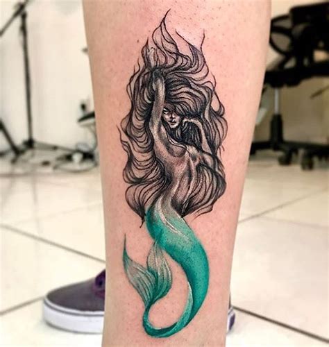 Sereia Mermaid • Feita Pelo Tatuador Tattoo Artist Rodrigo