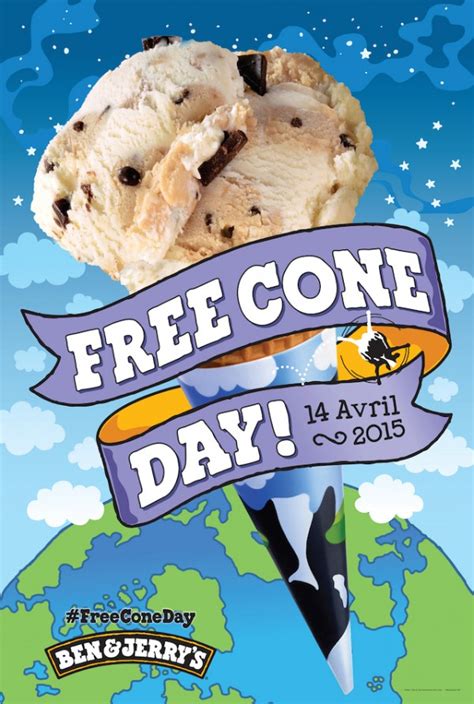 cone day  ben jerry ce sera le  avril