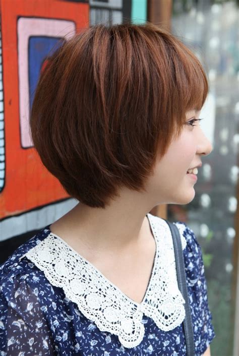 side view  cute short korean bob hairstyle sweet hairstyles weekly