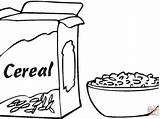 Cereal Coloring Clipart Drawing Bowl Webstockreview Dumielauxepices Clipartmag sketch template