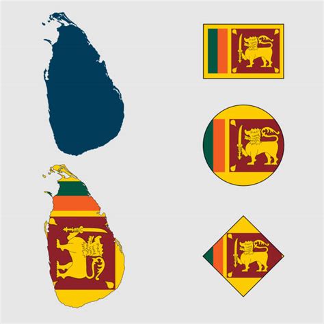 sri lanka flags icon set stock illustrations royalty  vector graphics clip art istock