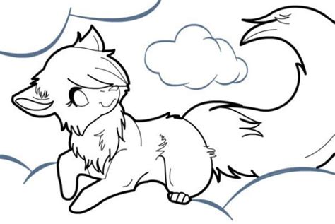 anime wolf coloring pages   skyloxever  deviantart