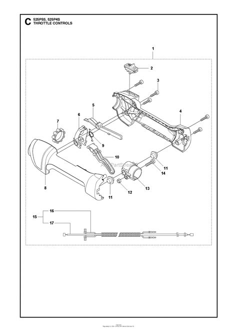 husqvarna  ps parts diagram  throttle controls