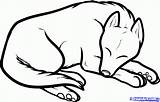 Dog Sleeping Drawing Draw Cartoon Step Easy Down Drawings Lying Dragoart Animals Realistic Kids Outline Cute Pets Simple Animal Getdrawings sketch template