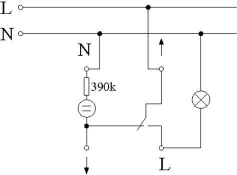 wechselschaltung mit kontrollleuchte schaltplan wiring diagram