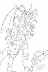 Bakugan Dragonoid Dragon sketch template
