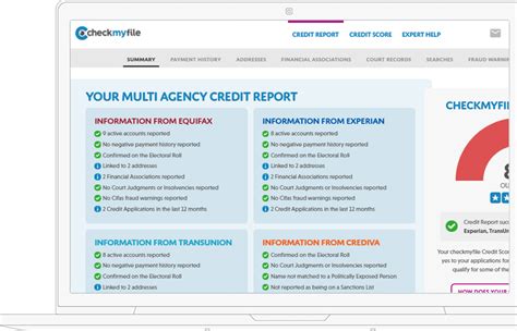 uks  detailed credit report credit score checkmyfile