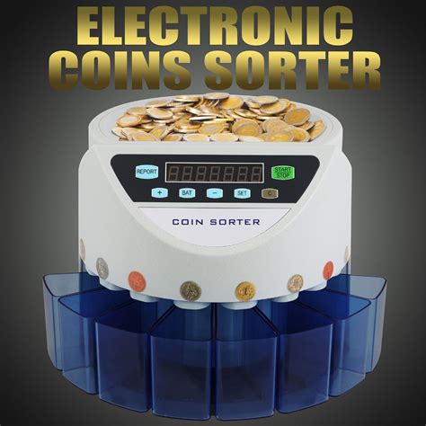 auto electronic money coin cash currency counter counting sorter machine gbp uk  tool parts