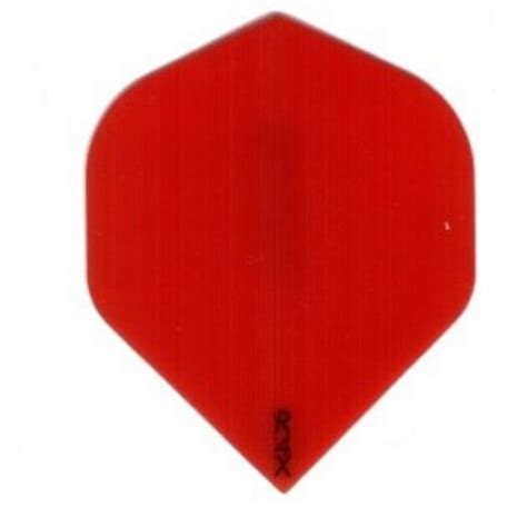 ruthless rx dart flights  micron solid colour red