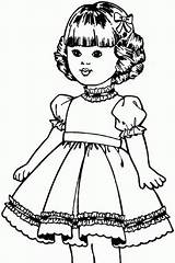 Girl American Coloring Pages Doll Kit Isabelle Getcolorings Color Printable Getdrawings Girls sketch template