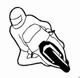 Motorrad Kurve Weite Malvorlage sketch template
