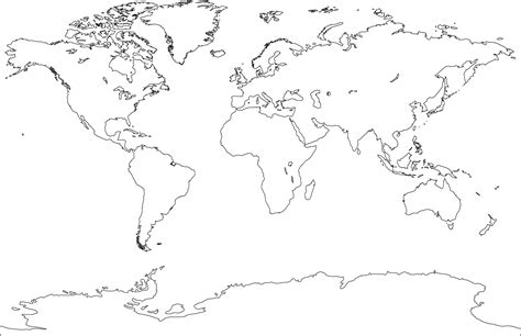 slepe mapy sveta slepa mapa sveta bez vyznaceni hranic statu