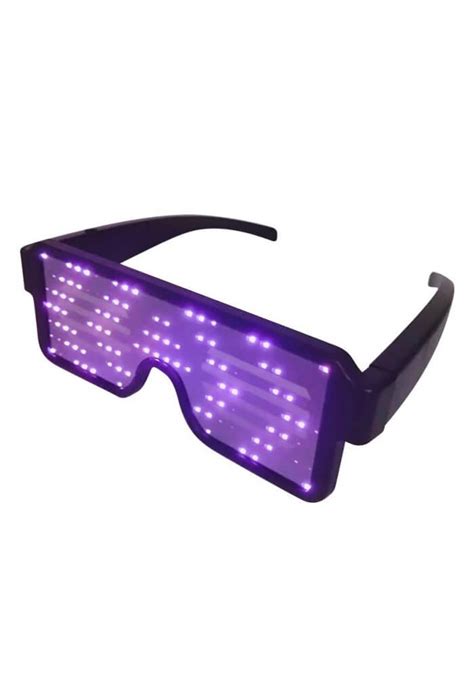 Pixel Led Glasses Rechargeable Led Light Up Sunglasses