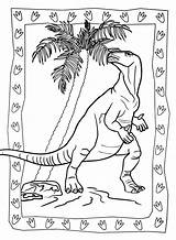 Dinosaure Dinosaures Coloriages Tyranosaurus Redoutable sketch template