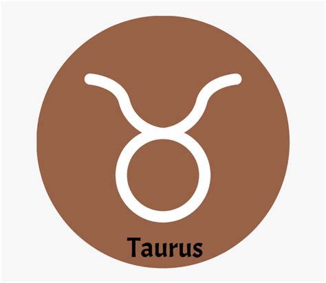 taurus zodiac sign circle  transparent clipart clipartkey