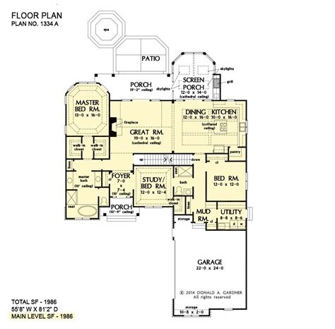 small house plans  story home plans donald gardner floor plans house plans  story