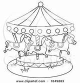 Carrusel Clipartof Feria Carrocel Bnp Carrossel Carrousel Carousels Caballos sketch template
