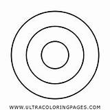 Alvo Bullseye Bersaglio Freccette Ultracoloringpages sketch template