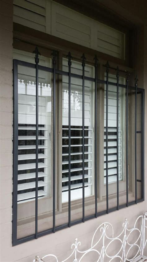steel security window bars installed  toorak window bars window security bars window