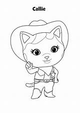 Callie Sheriff Colorear Sherrif Oso Dibujosparacolorear Birijus Darle Kleurplaat Sherif Colouring sketch template