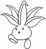 Oddish Pokemon Pages Coloring Spinarak Coloringpagesonly Color sketch template