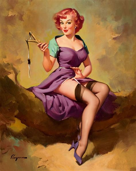 retro pinnup girls applique vintage sexy pin up girl gil elvgren its a snap 1958