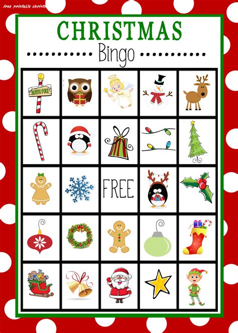 printable christmas bingo bingo de natal brincadeiras