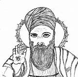 Singh Baba sketch template