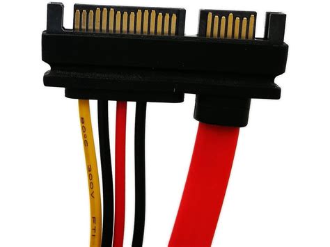 zdycgtime  pin  sata male  female data  power combo extension cable slimline sata