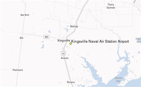 kingsville naval air station airport weather station record