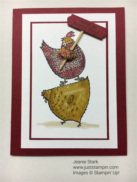 paper piecing chickens birthday words birthday stamps card kit