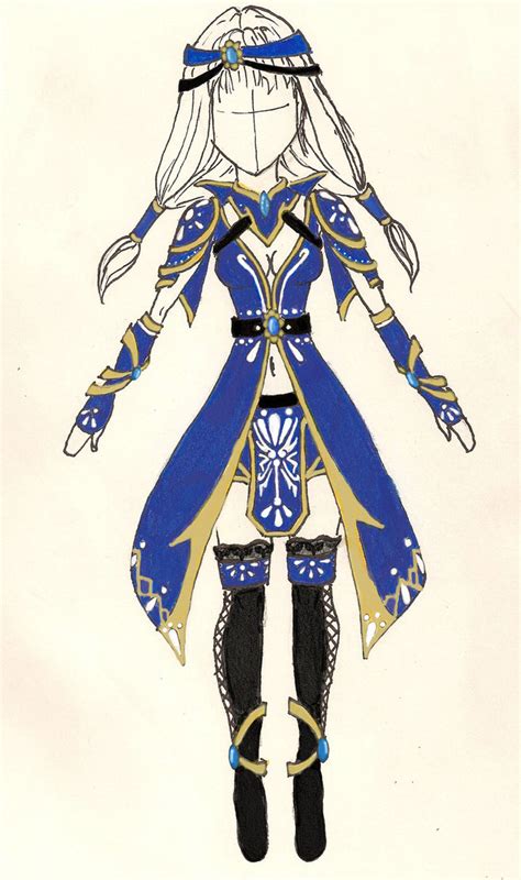 Female Warrior Costume Design By Krystaltrinity On Deviantart
