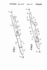 Patents Patent Scalpel Disposable Surgical sketch template
