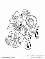Coloring Woody Newest Jessie Inspiring Toy Story Pages sketch template